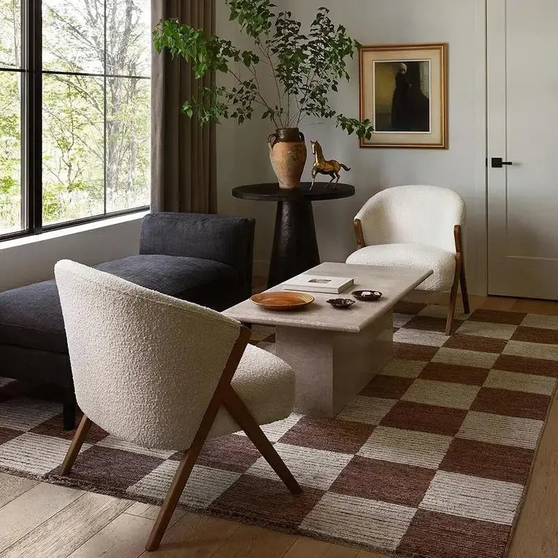 Hot Furniture Nordic, Solid Wood, Stool, Balcony, Sofa Chair, Single Leisure Chair, Hotel, Living Room, Lazy, Bedroom, Makeu