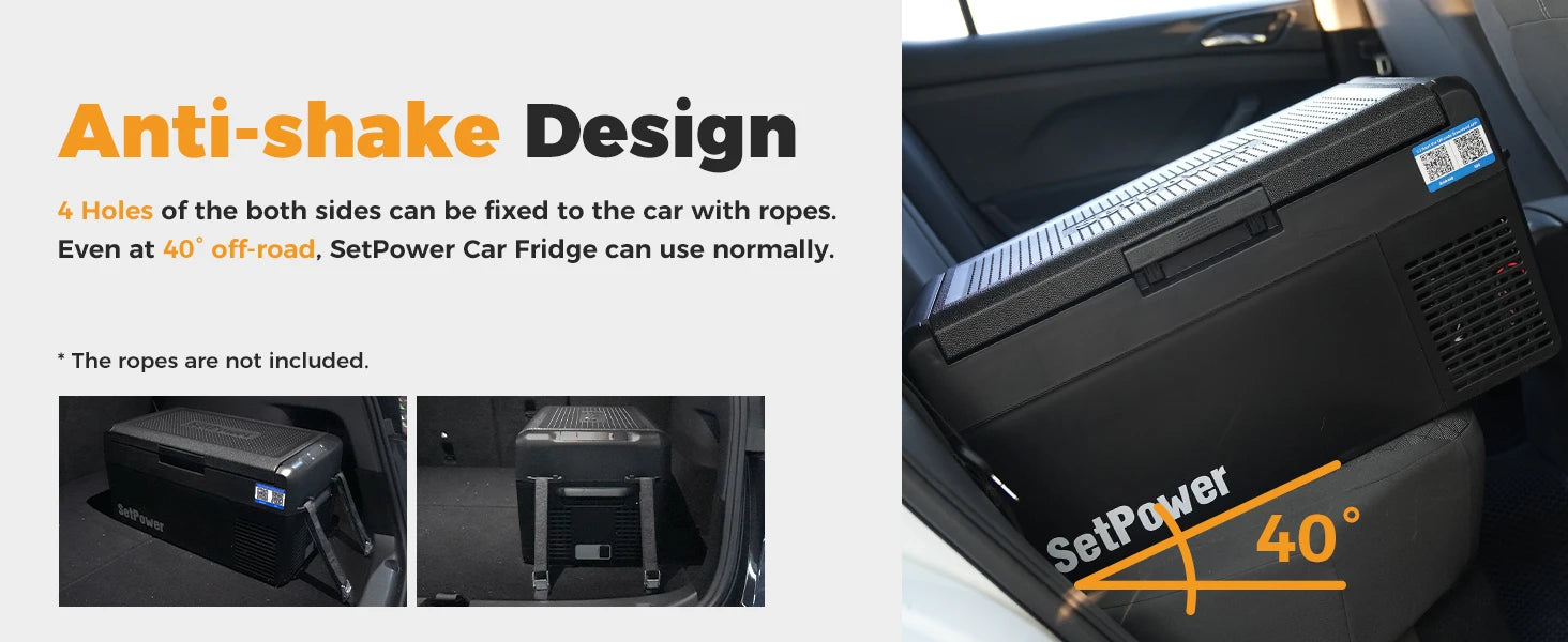 RF25 25L Fridge Portable Car Refrigerator Electric Cooler Freezer App Control Small Car Travel Camping RV Truck 12/24V