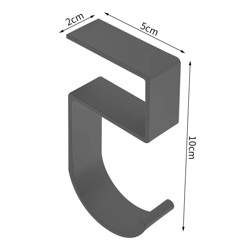 Desk Bag Hanger Portable Bag Hanger School Office Desk Edge Bag Hook Desktop Backpack Hanger Punch Free Desk Side Handbag Rack