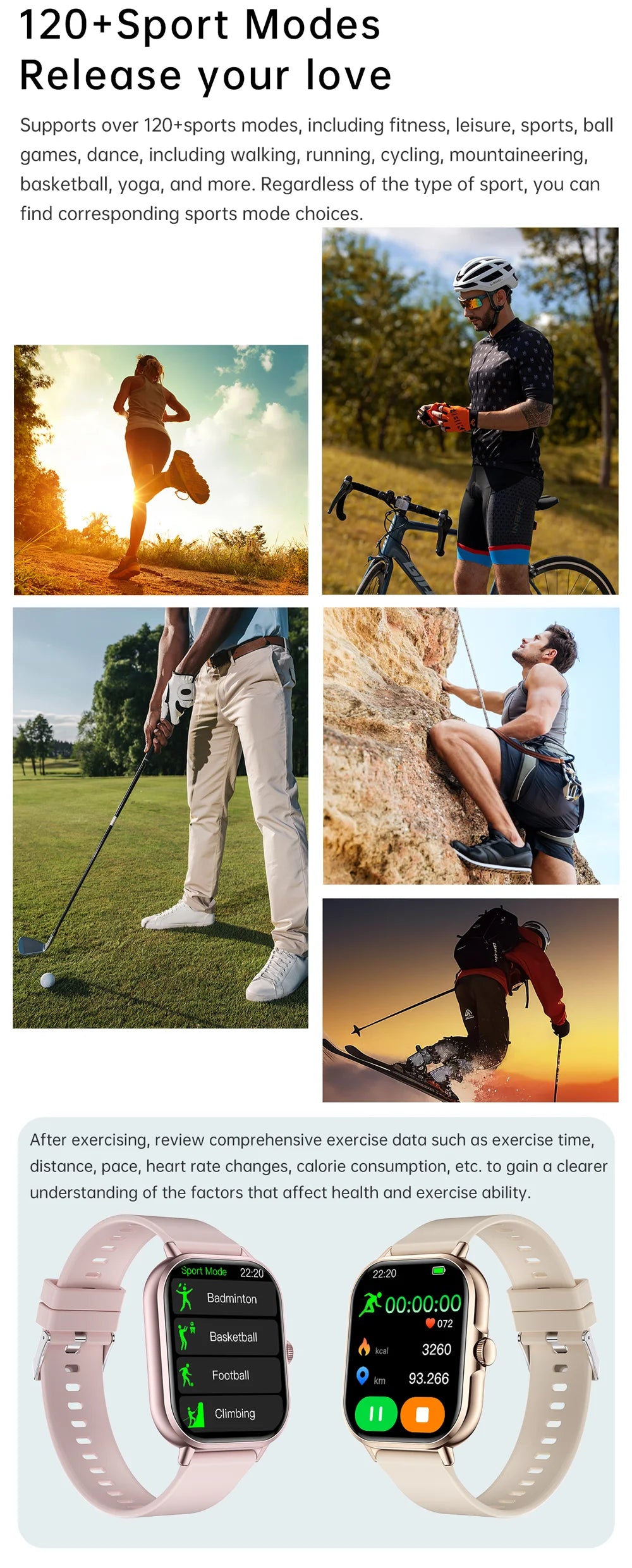 2025 2.01'' Smart Watch Bluetooth Call Play Music Smartwatch Fitness Clock Sport Waterproof Watches for Men Women iPhone Android