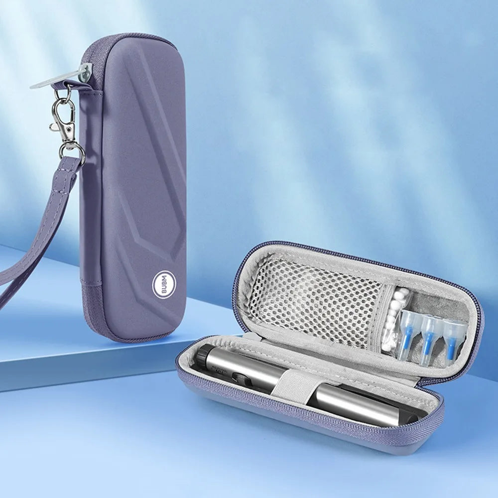 EVA Insulin Cooling Bag Waterproof with Gel Translation Pen Storage Bag Thermal Insulated Pocket Pill Protector for Diabetics