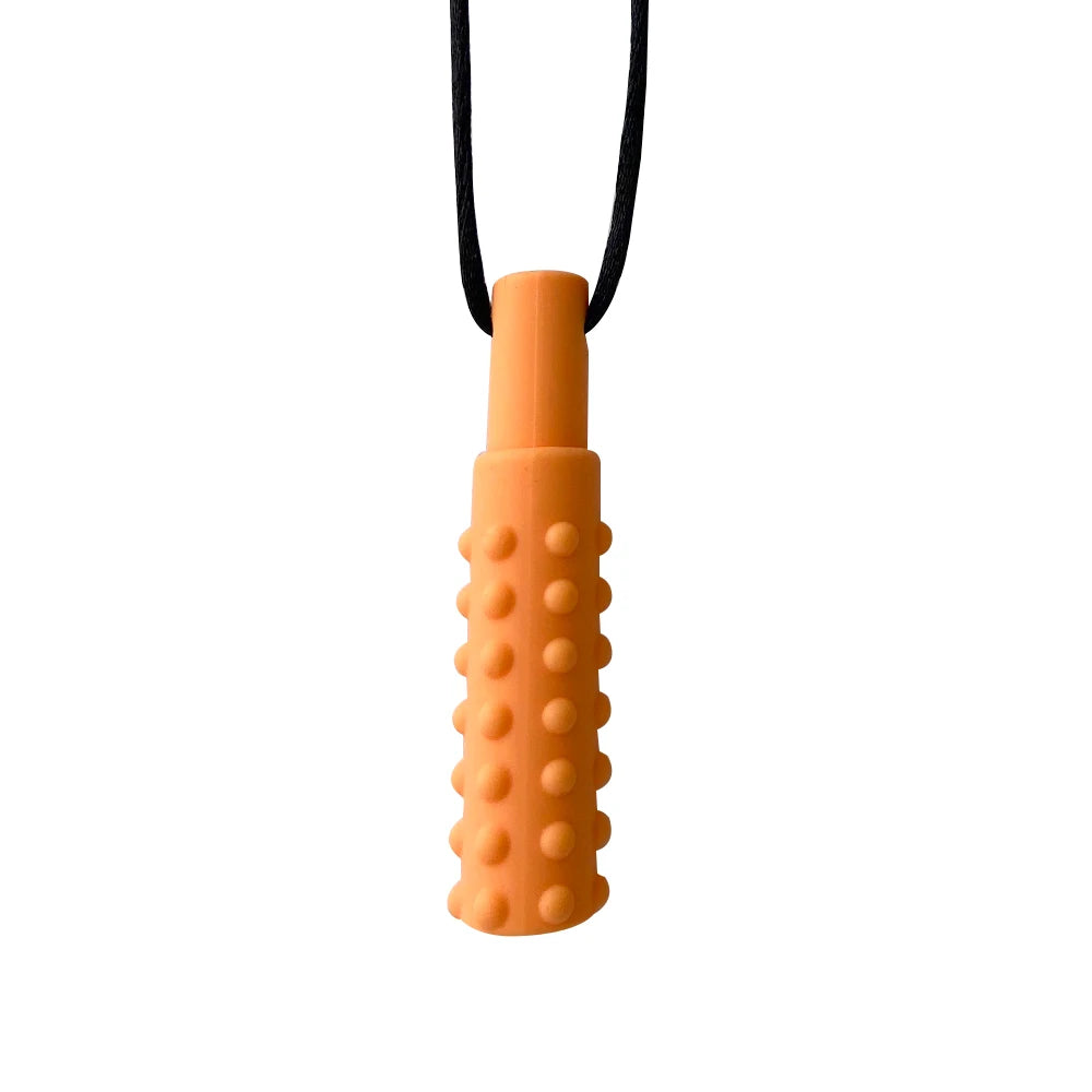 1pcs Silicone Teether Kids Chew Necklace Sensory Chewy Pendant Oral Motor Toys Therapy Tools for Autism ADHD chidren's goods