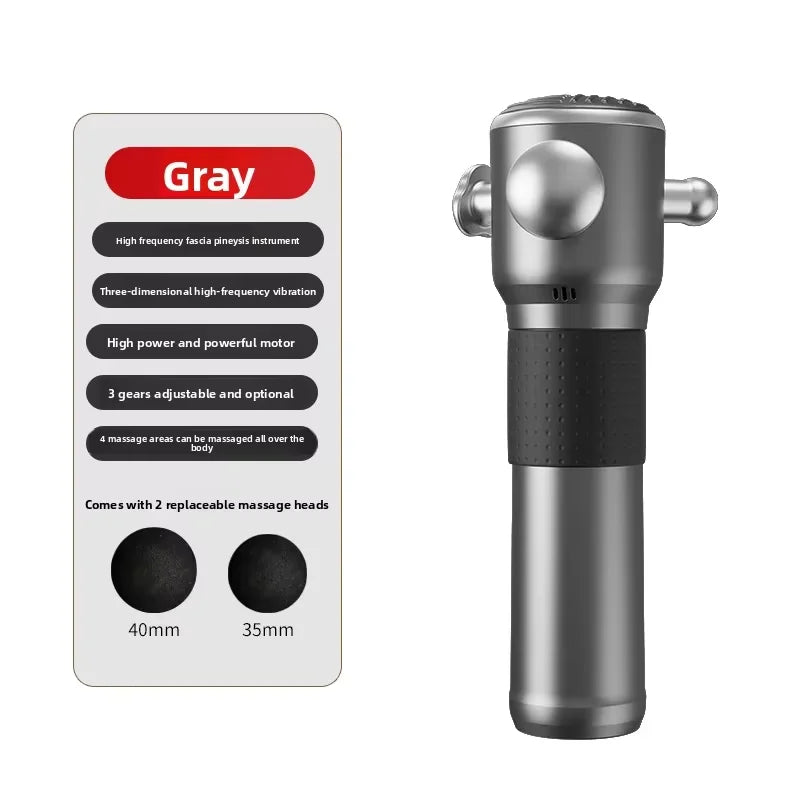 High Frequency Fascia Gun Relaxation Gun Sports Fitness Muscle Relaxation Massager Full Body Massage 3 Gear