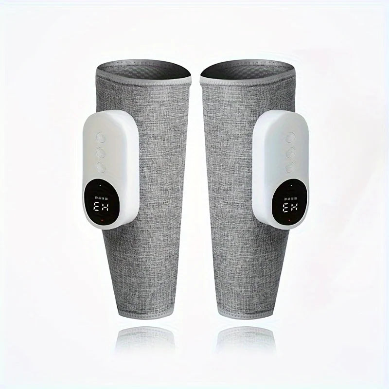 1/2 Leg Massager for Round Calf Push, 3 Intensities, 3 Heat Levels, Air Compression Massager, Heat Leg Massager