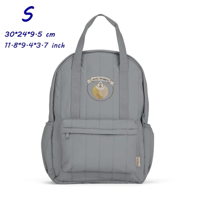 KS Brand Mommy Bag Travel Children Kid Cherry Backpack Primary Schoolbag Baby Waterproof Print Kindergarten Bags Boys Girls Gift