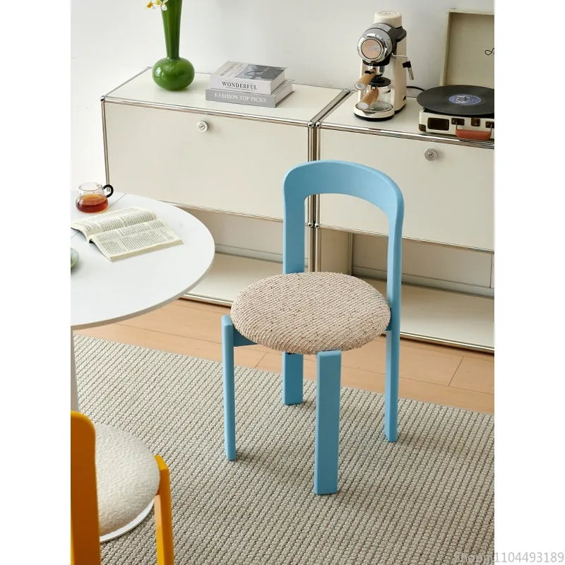 Scandinavian Solid Wood Rey Dining Chairs Steam Bent Technology Ergonomic Bruno Rey Chair Kitchen Furniture Restaurant Chair