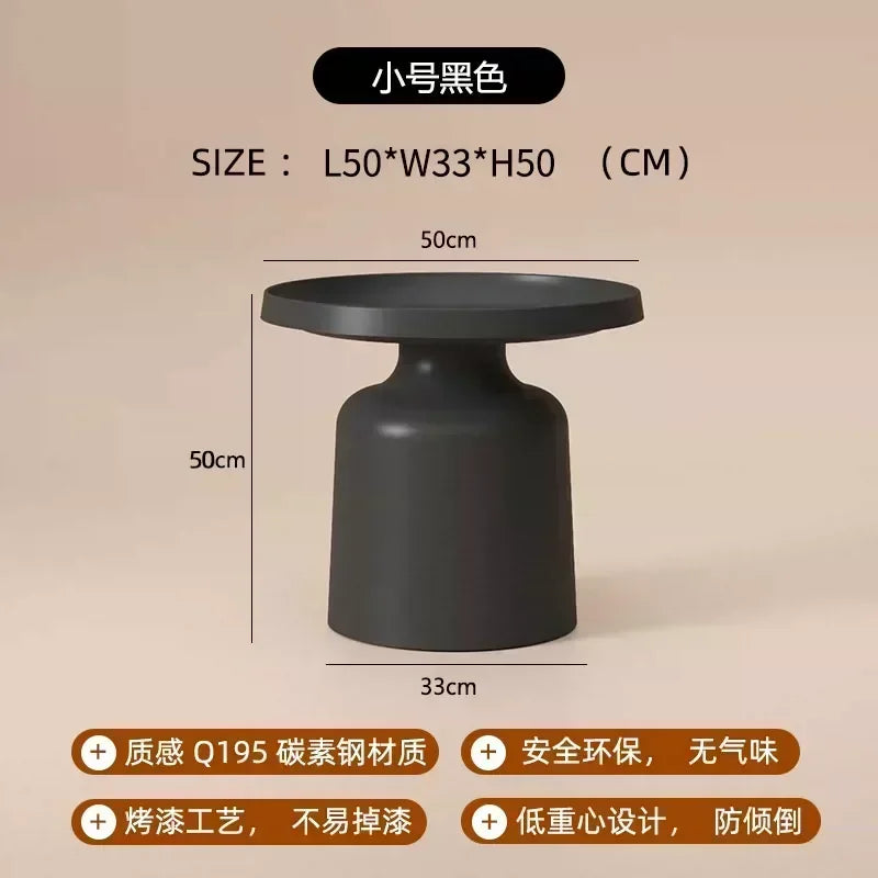 Hot Sale Nordic Coffee Table, Creative Round Living Room Table, High-end Light Luxury Side Desk, Modern Simple Furniture 121