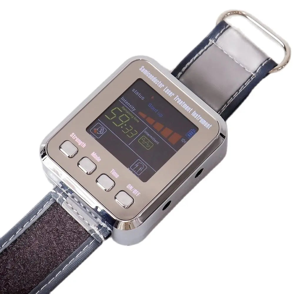 Hypertension Laser Therapy Watch Semiconductor Blood Irradiation Laser Treatment Instrument 650nm Acupuncture Points Watch