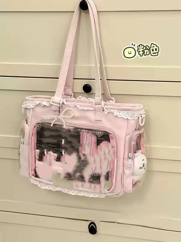 Ballet Girl Large Appetite Itabag Japanese Two-Dimension Single Shoulder Crossbody Bag Gift For Friends Women'S Handbag