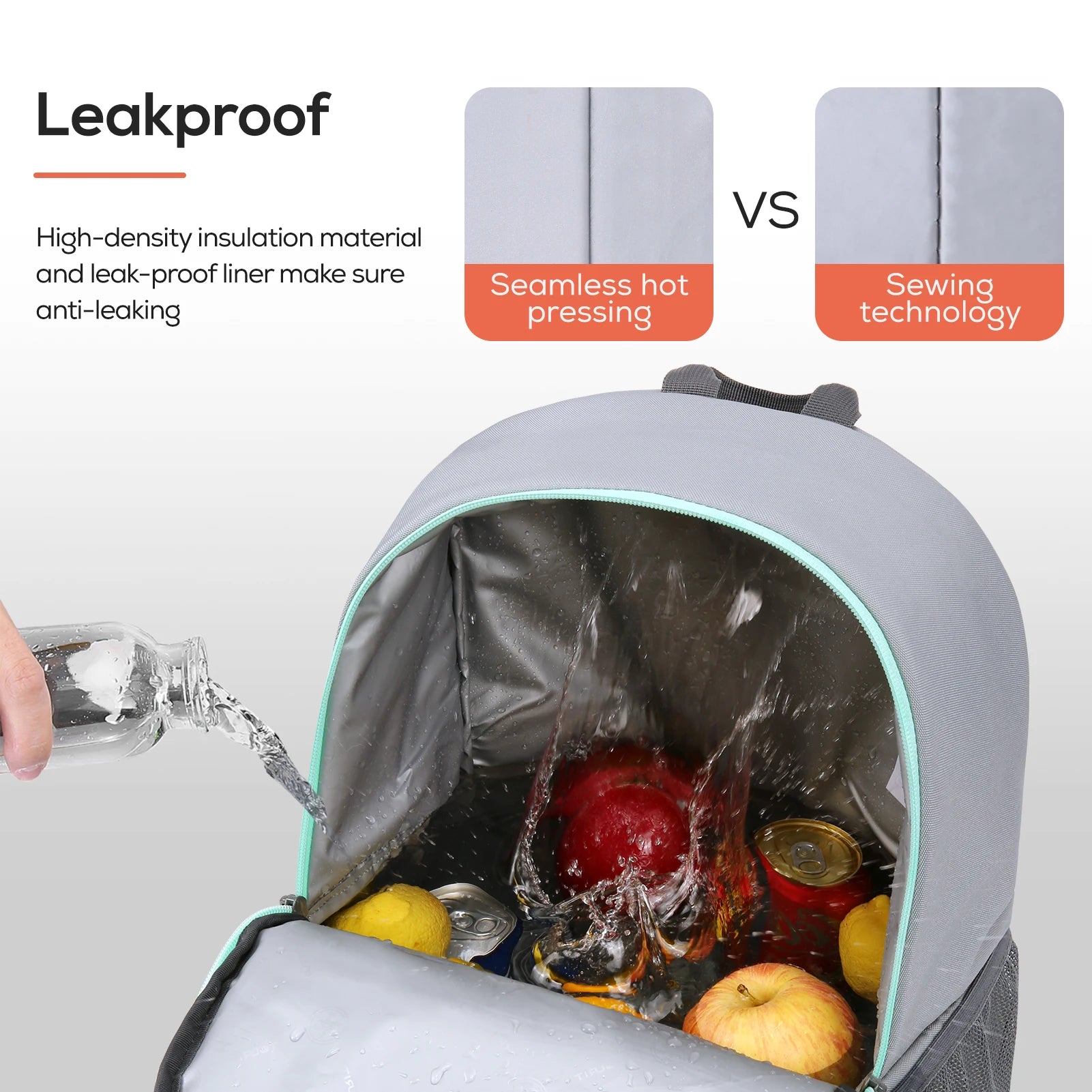 TOURIT 30L Thermal Backpack Cooler bag for drinks Insulated Bag Travel Beach Beer Leak-proof Food lunch Bags Portable Coolers