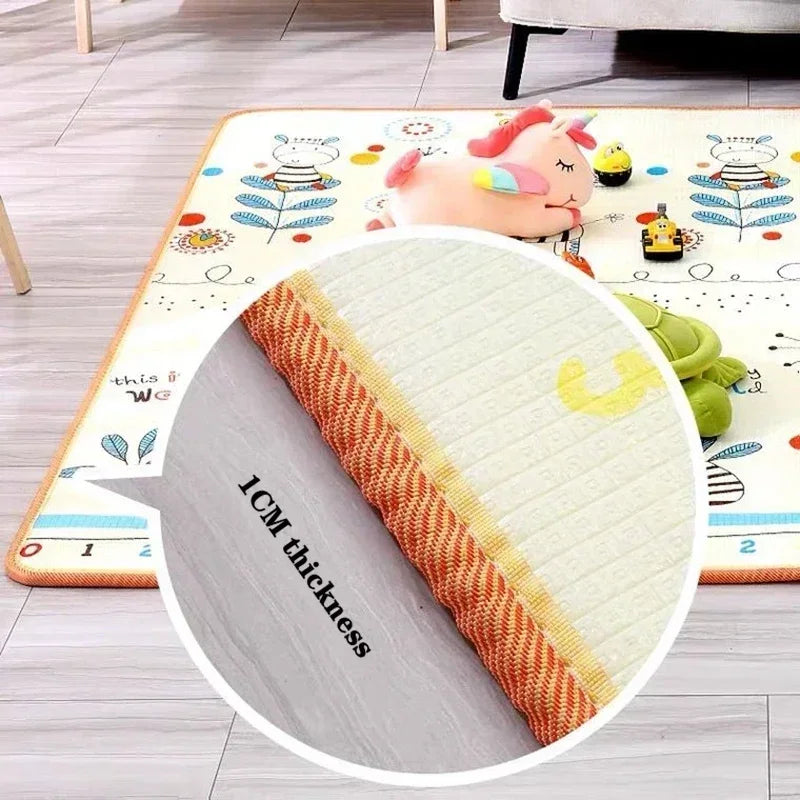 Non-toxic Thicken 180x120cm Baby Activities Crawling Play Mats EPE Baby Activity Gym Room Game Mat for Children's Safety Mat Rug