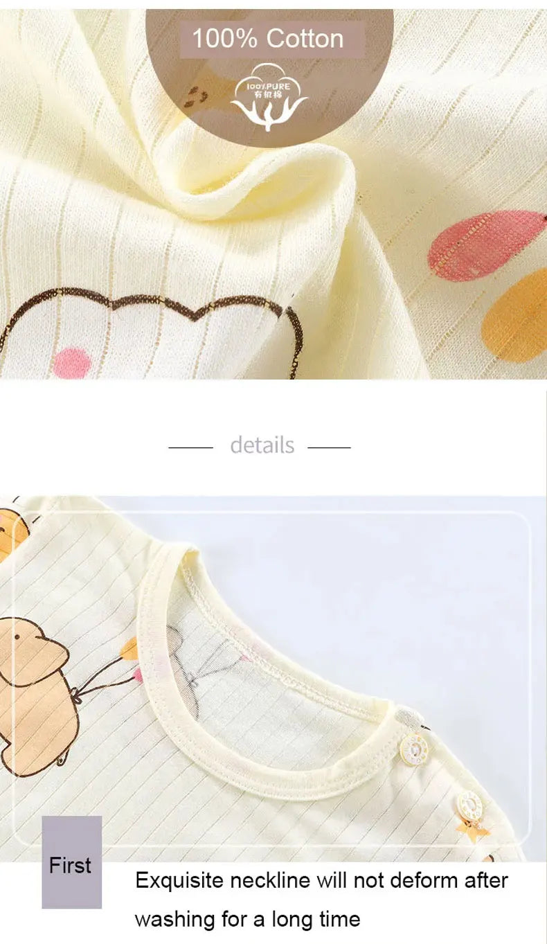 Children Sets Cotton Kids Clothes Long/Short Sleeve Home  Sleepwear Children's Clothing Boy Girl Autumn winter Tops Pants Suits