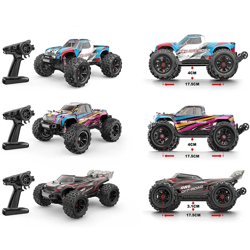 Hyper Go MJX 16207 16208 16209 16210 1/16 4WD RC Car 70KM/H Brushless  RC Racing Car Remote Control Cars Off-Road Truck Toys