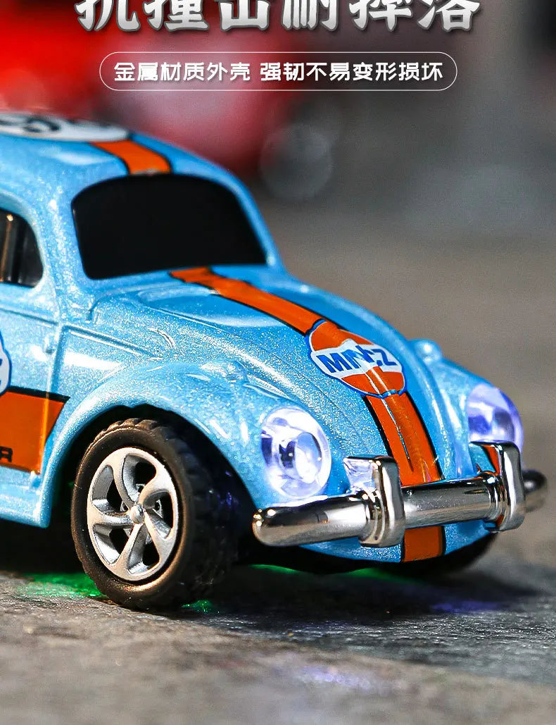 2025 New Wireless Mini Beetle Alloy Remote Control Car Small Mobile Phone Remote Control Model Car Toy Children'S Holiday Gift
