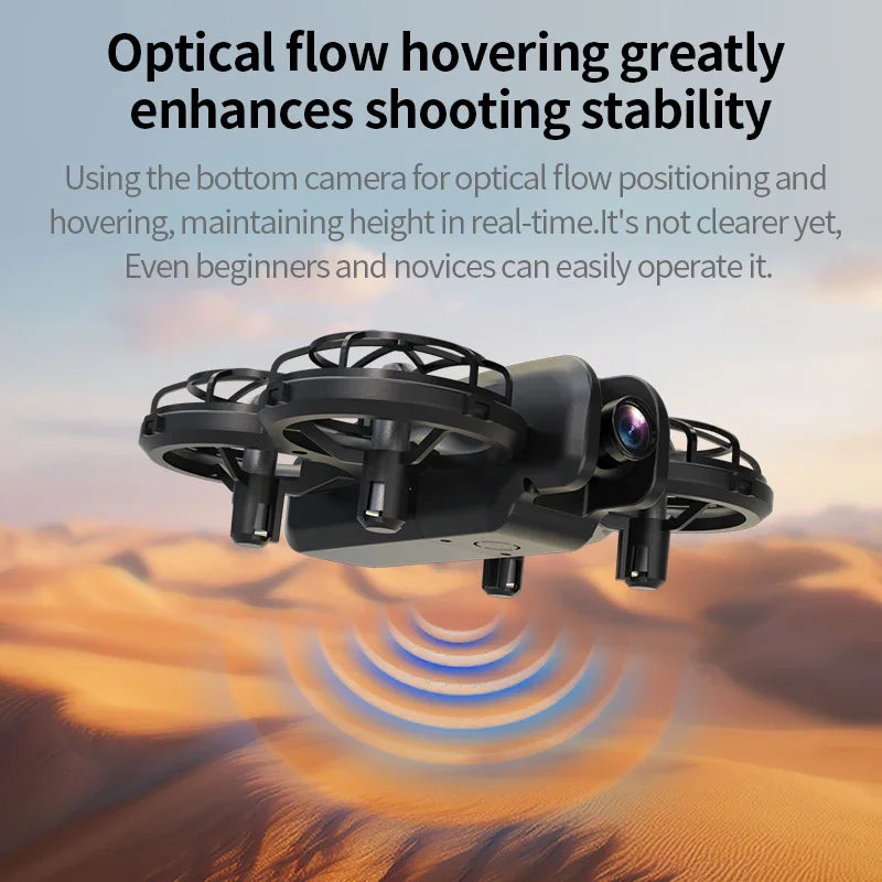 K100 Max Mini RC Drone 4K Professional HD Camera Optical Flow Positioning Colorfuls Dron Foldable RC Quadcopter Toys for Kids