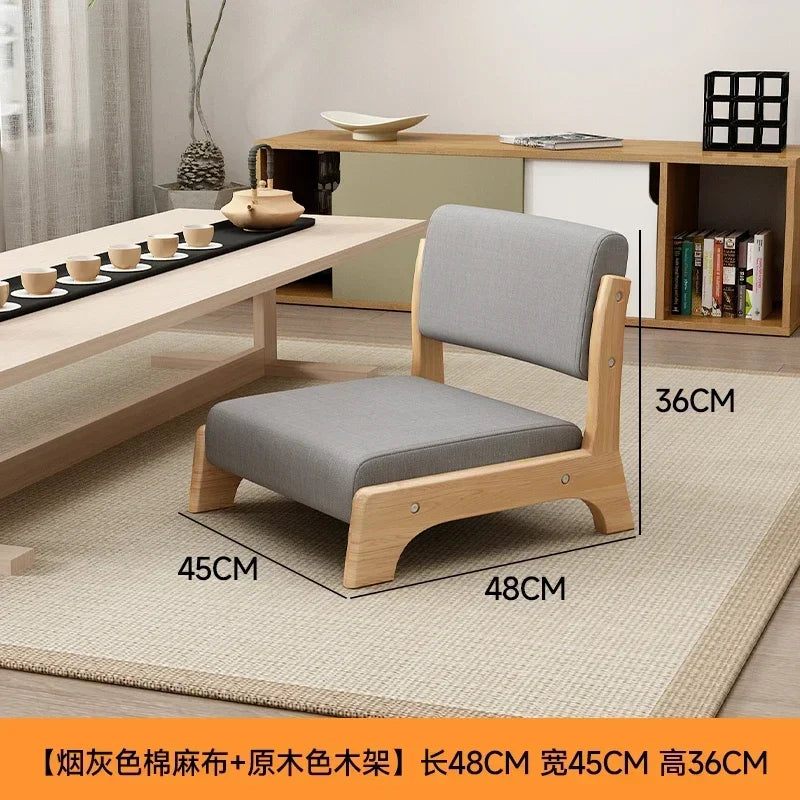 Modern Tatami Lazy Sofa Chair Japanese Living Room Furniture Back Floor Nordic Wind Bay Window Low