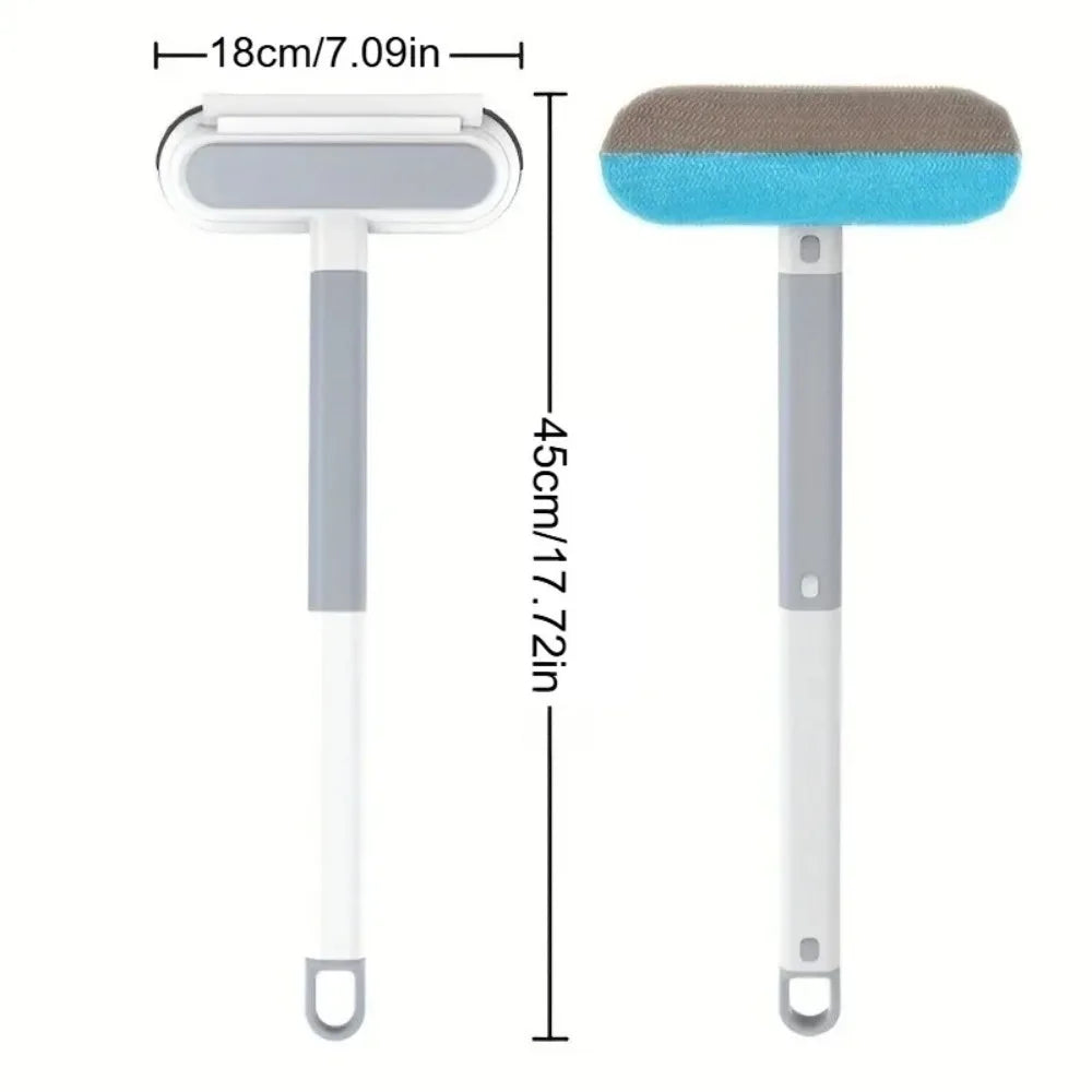 1pc Professional Multifunctional Window Cleaner and Pet Hair Remover with Squeegee and Cleaning Brush