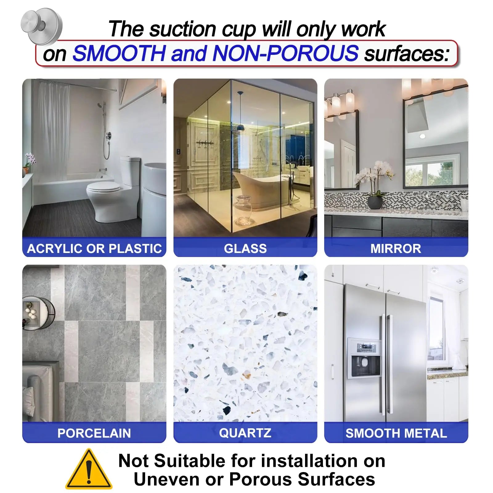 Vacuum Suction Cup Hooks Punch Free Bath Sucker Hook Wall Hook Hanger Glass Kitchen Bathroom Hooks for Towel Handbag