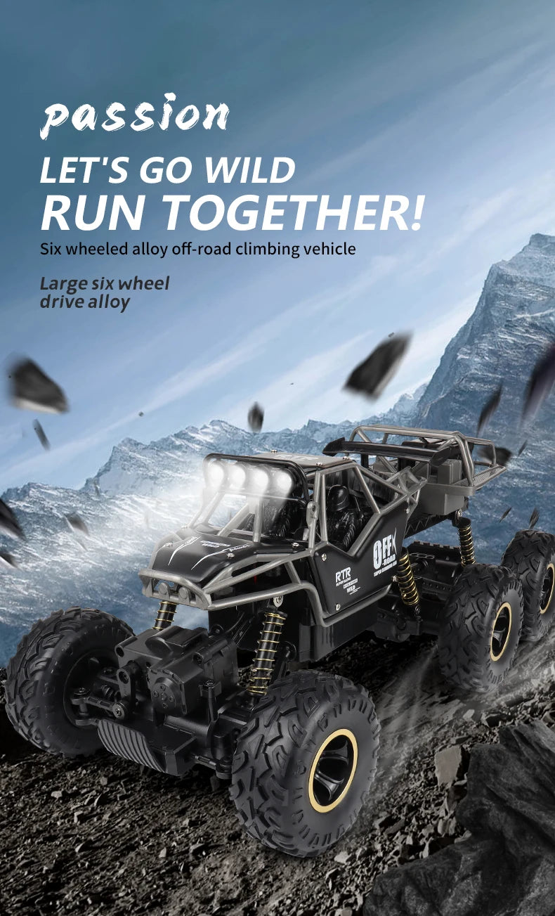 ZWN 1:12 RC Car With Lighting And Rechargeable 2.4G Radio Remote Control Alloy Buggy Off-Road Trucks Boys Toys for Children