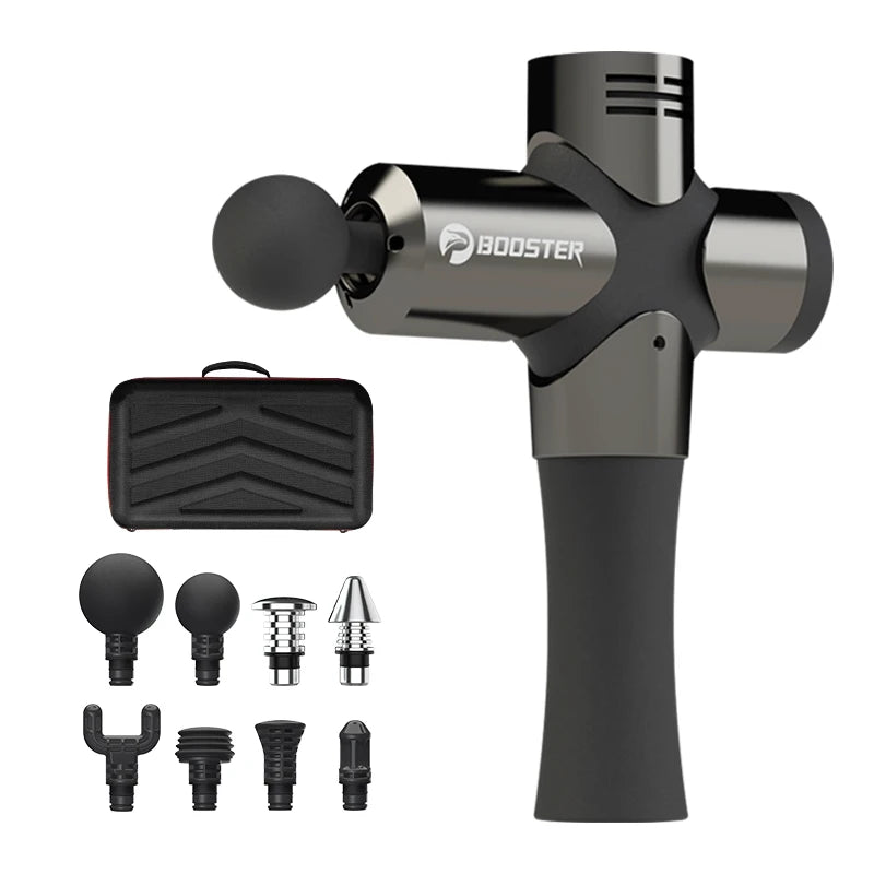 BOOSTER Pro 3 Deep Tissue Massage Gun Muscle Stimulator Body Massager Fascial Gun Relax Low Noise for Fintness Shaping