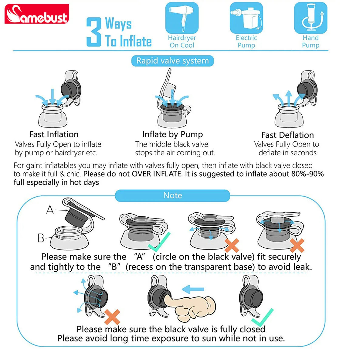 Camebsut Lazy Couch Inflatable Sofa Chair Foldable Recliner Outdoor Sofa Bed Footstool Portable Air Bed Lunch Lounge Chair