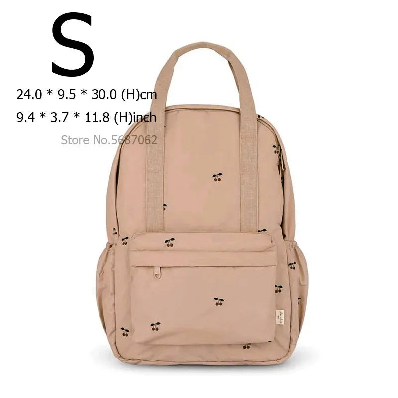 New KS Baby Backpack Parent-child Kids Schoolbag Kindergarten Bags Brand Traveling Cherry Children's Boys Girls Mom Storage