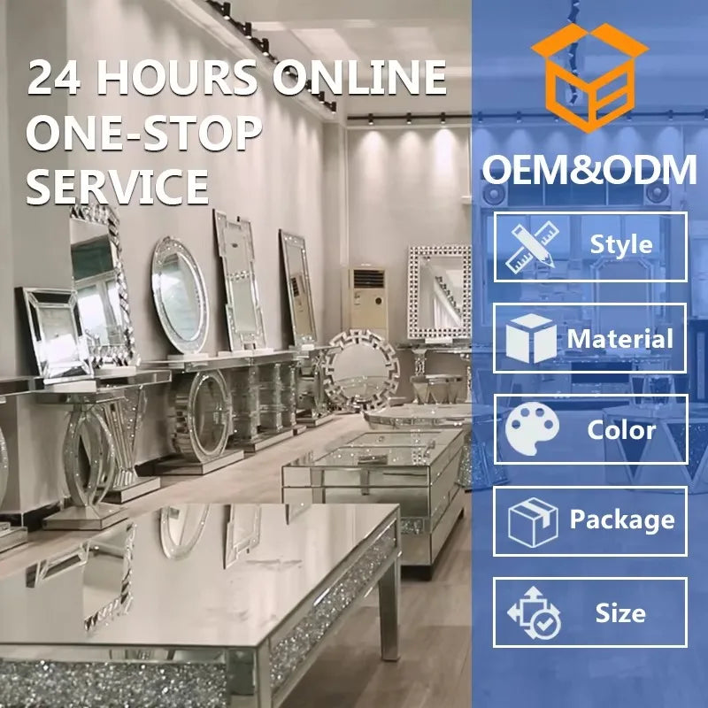 Polyurethane European Style Free Large Standing Mirror Classic Large Size Antique Golden Leaf Floor Mirror