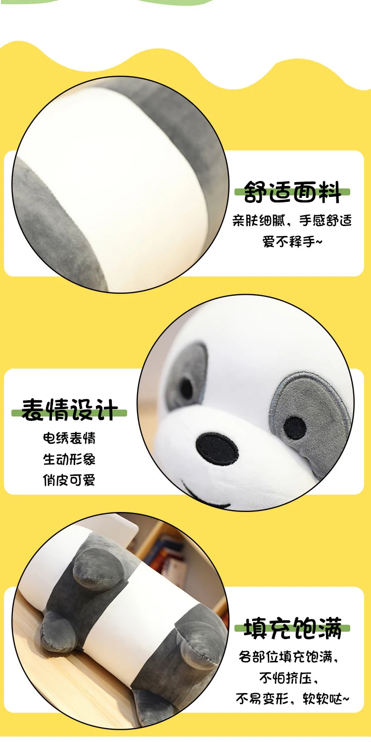 Original We Bare Bears Plush Toys Grizzly Panda Ice Bear Plush The Bare Bears Stuffed Dolls We Bare Bears Plushies Xmas Gifts