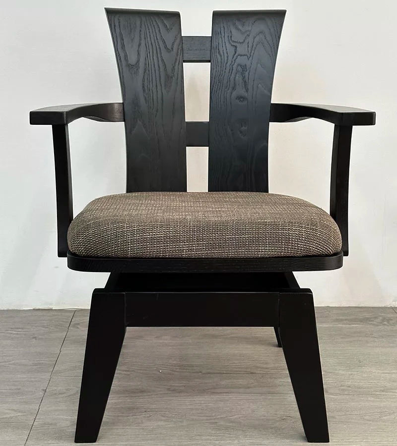 Wood Japanese Swivel Chair Black Walnut Nordic Design Accent Office Chair Desk Relaxing Computer Fotel Gamingowy Home Office