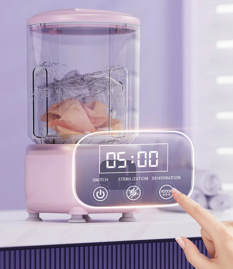 2L Wireless Mini Charging Wash in One Washing Machine Suitable for underwear, socks, pet clothes