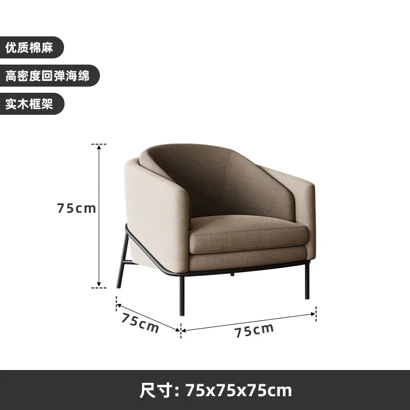 Living Room Chairs Modern Individual Armchairs Relaxing Chair Chaise Lounges Design Armchair Accent Floor Vanity Home Furniture