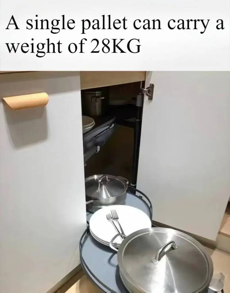 Steel Kitchen Storage Home Spices Organizer Stackable Closet Drawer Furniture Household Hanging Cabinet Accessories