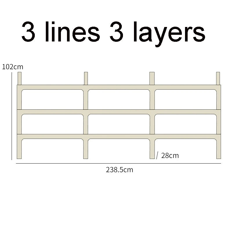 Module Modular DIY Furniture Storage Shelf Bookrack Bookshelf Bookcase Plastic ABS Customized Size Cabinet Multi-function