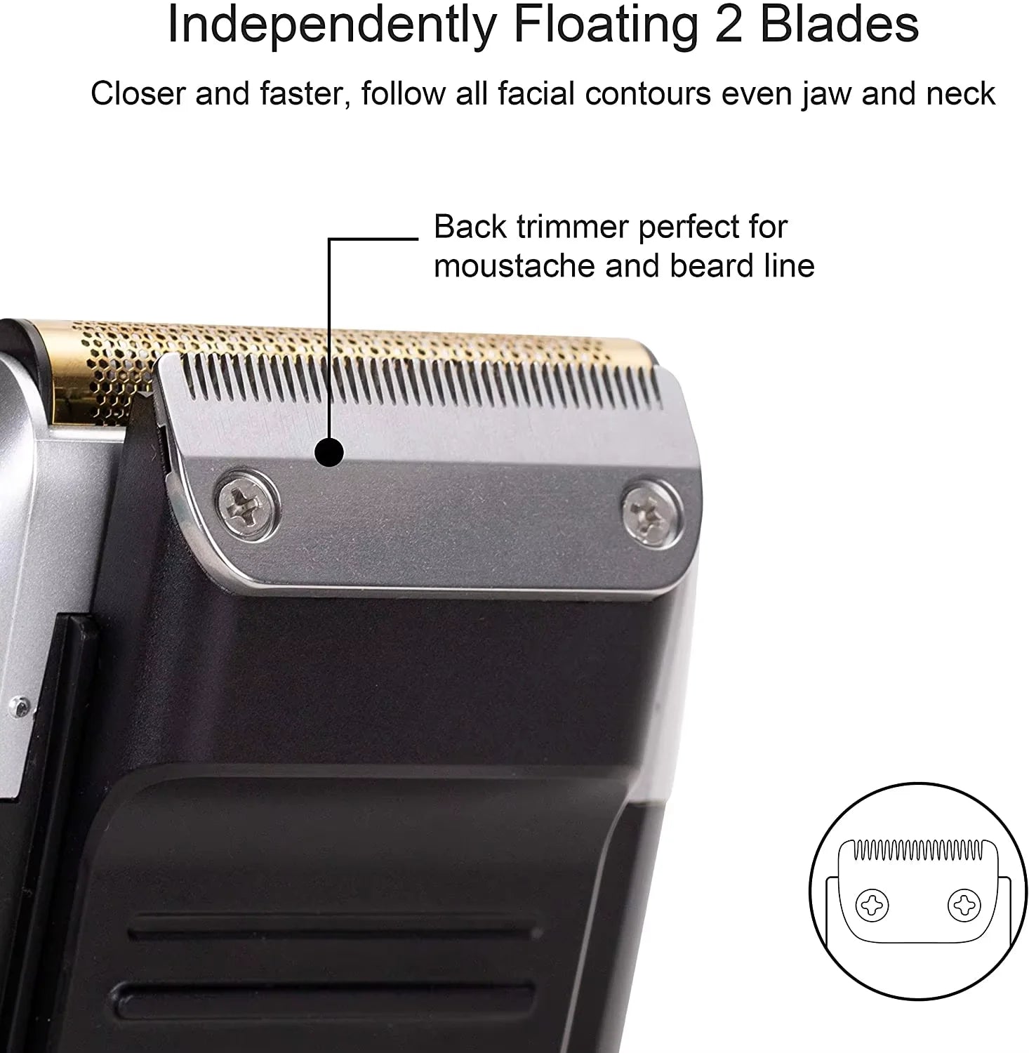 Kemei Original Electric Shaver Rechargeable Powerful Floating Razor Balds Head Shaving Machine for Men KM-2026 KM-2027