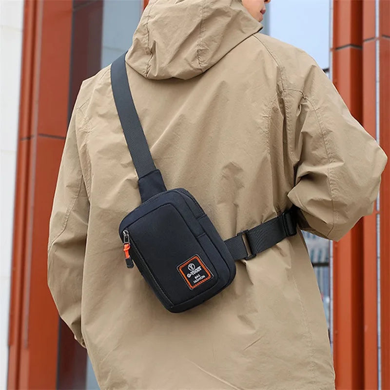 Chest Bags Men's One Shoulder Crossbody Bag Large Capacity Outdoor Sports Leisure Fashion Small Shoulder Bag Backpack Men's
