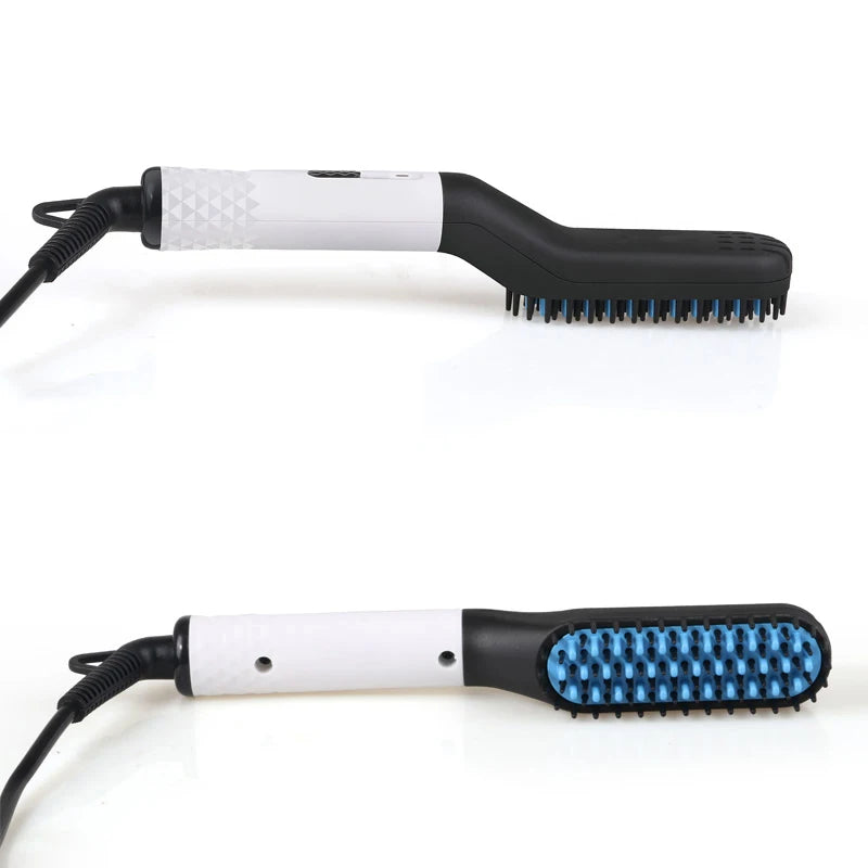 Multifunctional Quick Hair Beard Straightener Men's Hair Straightening Flat Iron Heated Hair Comb Electric Men Hair Beard Styler