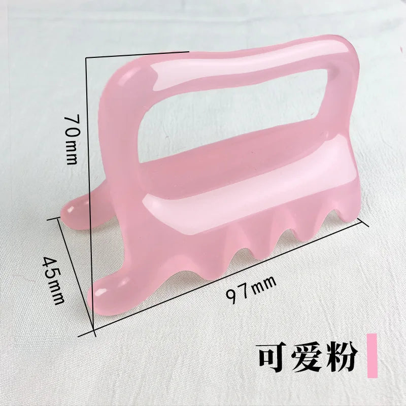 Large Fascia Massage Tool Cellulite Massager Tool for Cellulite Myofascial Release Neck Back Resin Trigger Point Massager