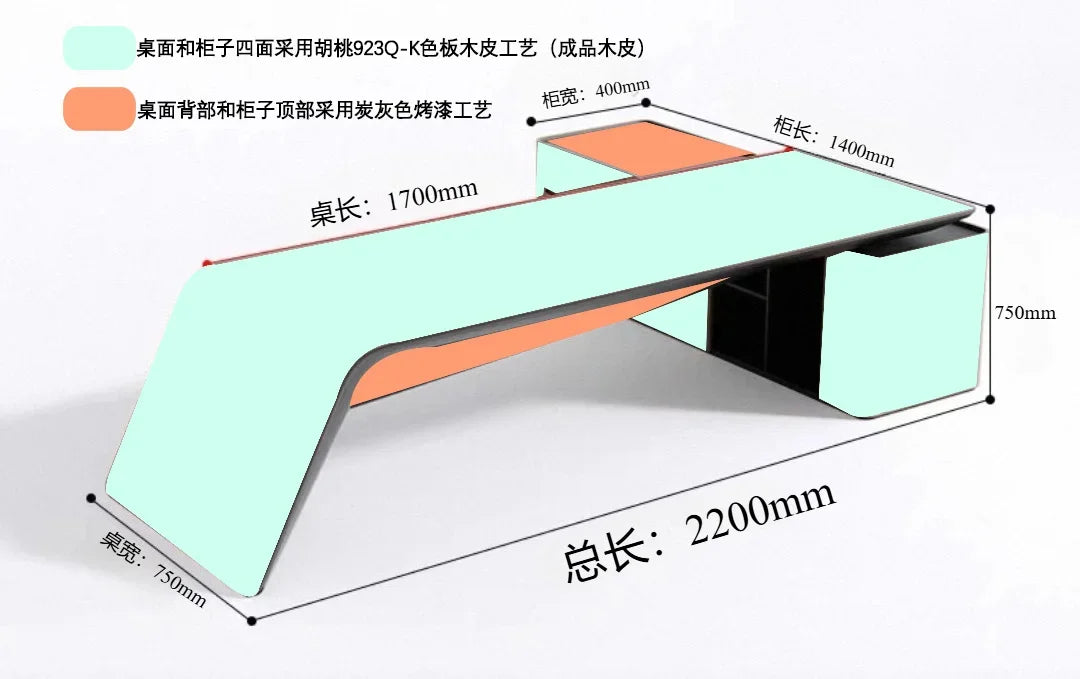 Designer Storage Office Desk Executive Modern Wooden L Shaped Office Desk Organizer Height Large Mesa Escritorio Furniture