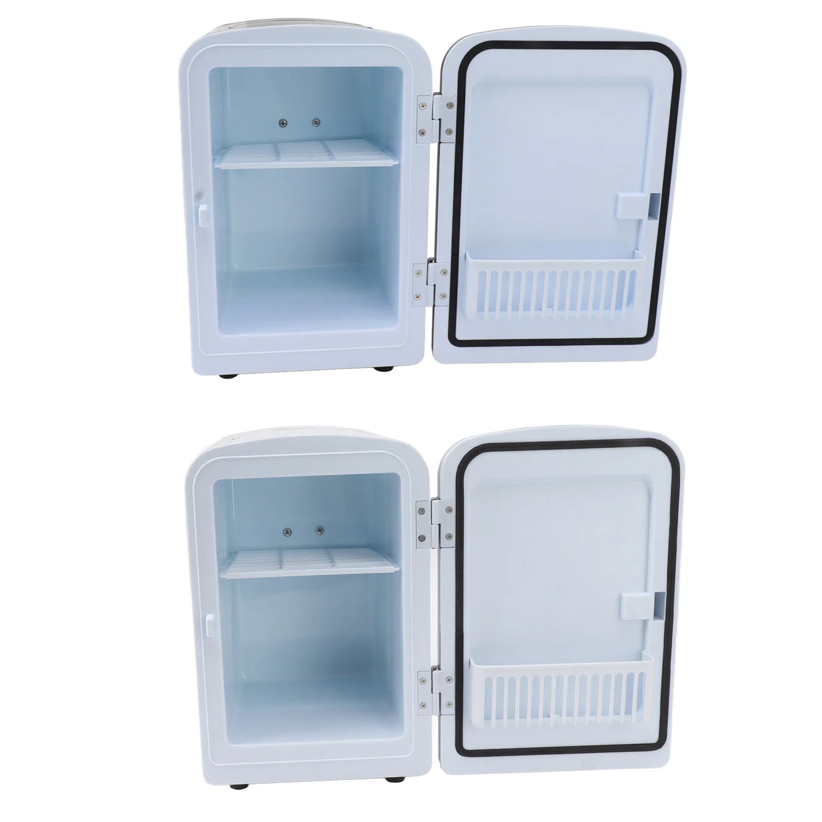 Mini Fridge 36W 4L 6 Cans Capacity Portable Travel Car Refrigerator Cooler Warmer Low Noise DC12V Car Adapter AC100‑240V