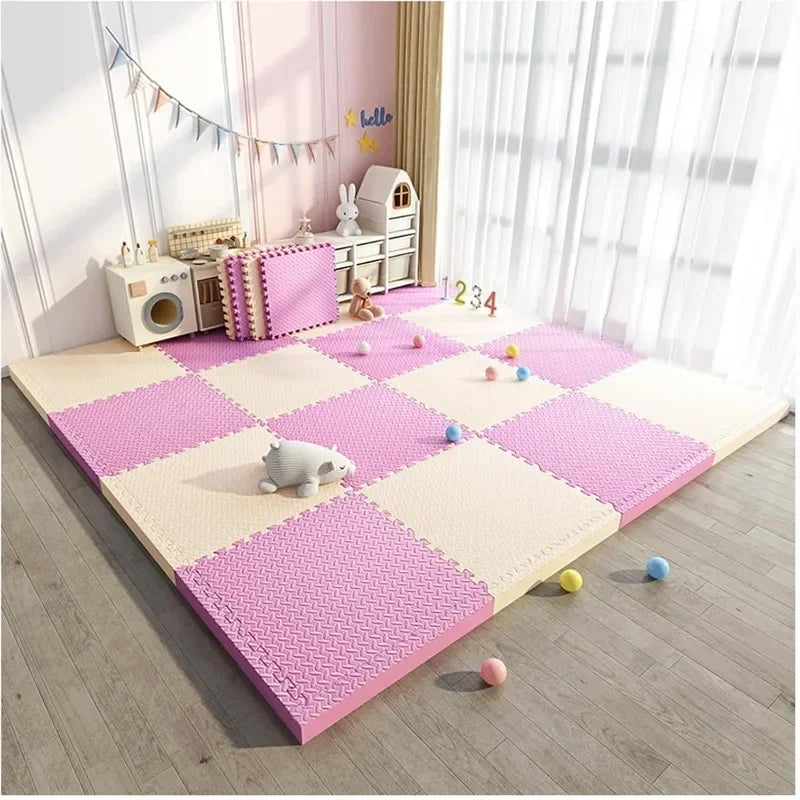 16Pcs Baby Play Mat Foam Sports and Fitness Carpet 30x30cm Shockproof Splicing Sports Rugs Non-slip Baby Toys Children Playmats