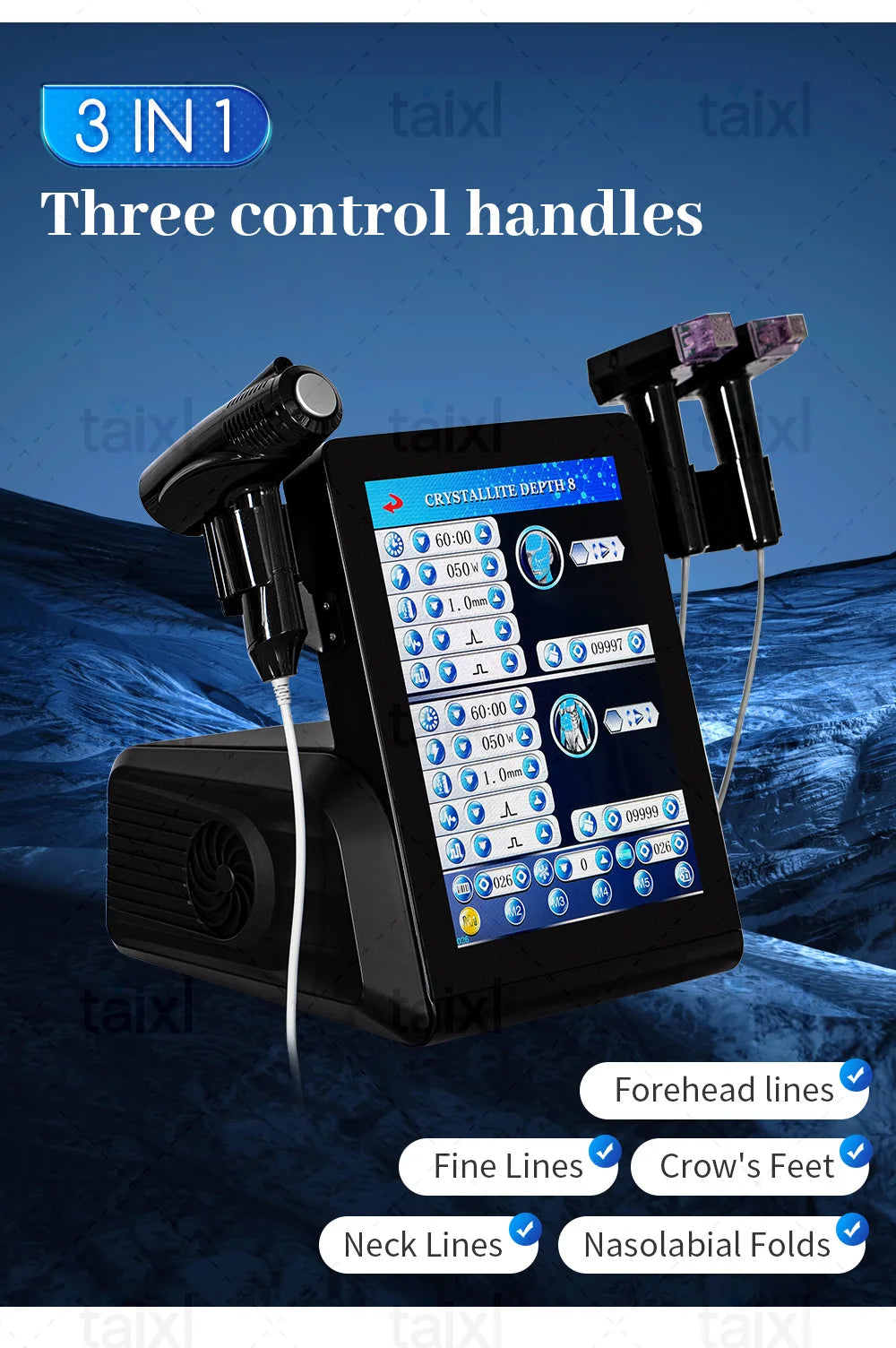 Professional Morpheus 8 RF Microneedling Machine Facial Skin Care Beauty With12 24 40 Nano Pin Cartridge