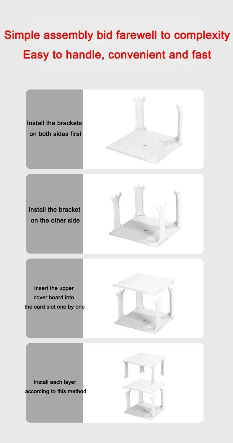 Shoe Cabinet Floor-standing Plastic Multi-Layer Stack Able Removable Home Narrow DIY Shoes Rack for Corner Gap Space Saving