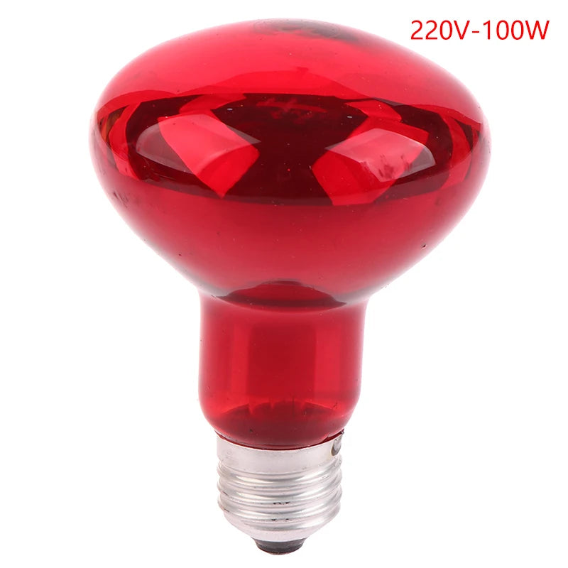 Infrared Physiotherapy Bulb 100W 150W Heating Therapy Red Lamp for Body Neck Ache Arthritis Muscle Joint Relaxation Pain Relief