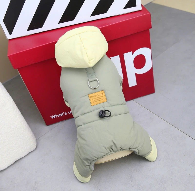 Thicken Warm Dog Jumpsuit Winter Dogs Clothes for Chihuahua Youkshire Coat Windproof Puppy Overalls Poodle Jacket Pet Apparel