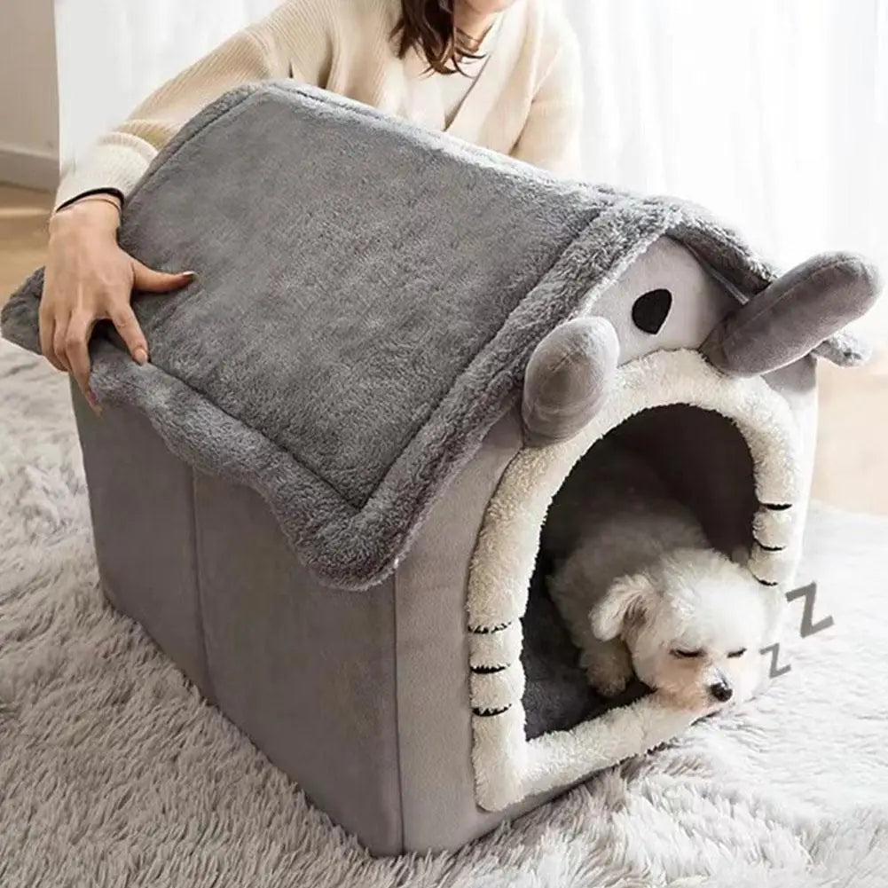 Thickened Pet Warm House Cat And Dog House Winter Warm Universal For All Seasons Detachable And Washable Cute New Comfortable