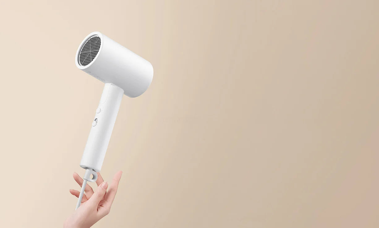 XIAOMI MIJIA H101 Portable Hair Dryer – 1600W,Foldable,50M Negative Ions,15m/s Airflow,Dual Heat & Speed Modes,220V With adapter