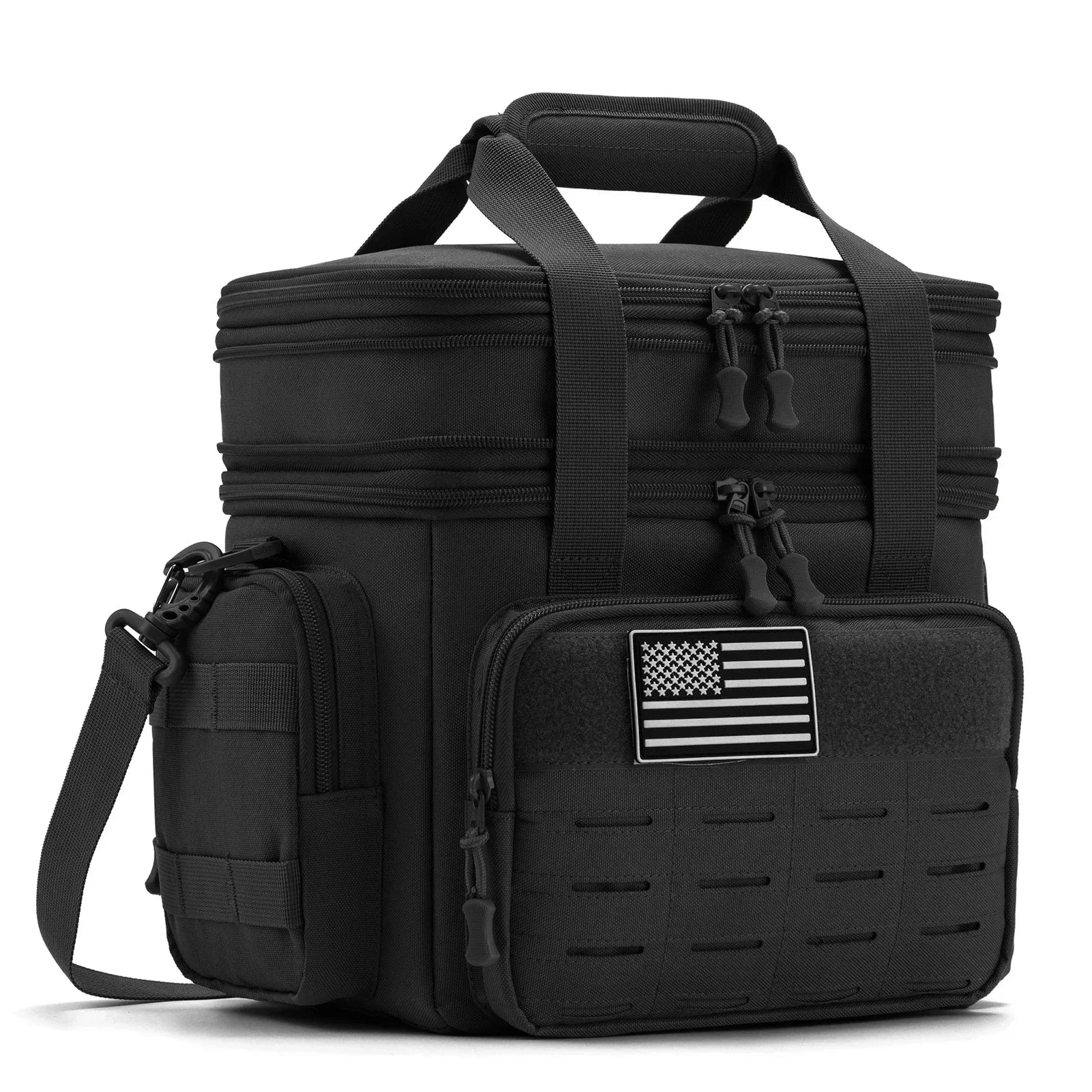 18L Large-Capacity Tactical Lunch Bag, Insulated Cooler Box - For Work Commutes, Outdoor Camping, Self-Driving Trips