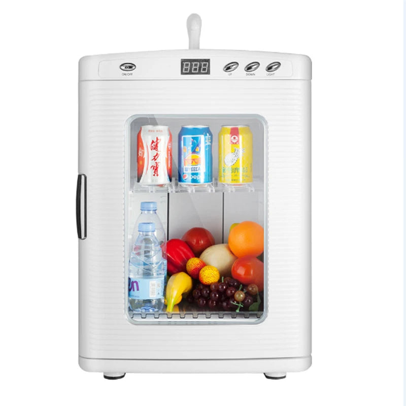 Hot drink cabinet Cold drink cabinet cold and warm small refrigerator display cabinet household beer refrigerator milk beverage