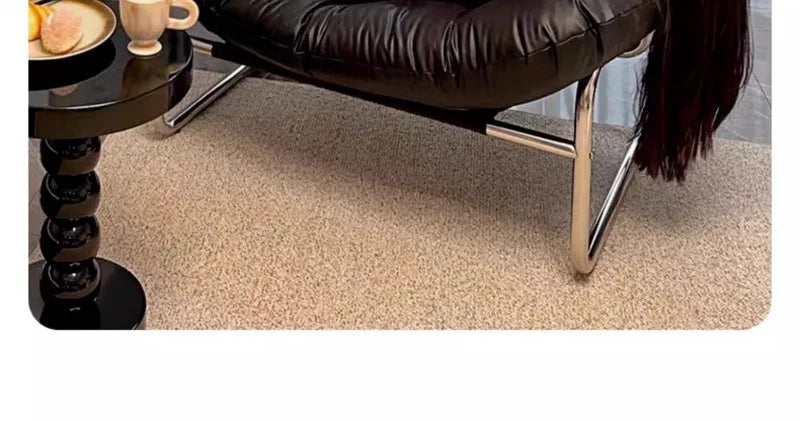 Leather Single Living Room Armchair Adjustable Recliner Chairs Comfortable Backrest Chair Light Luxury Living Room Furniture