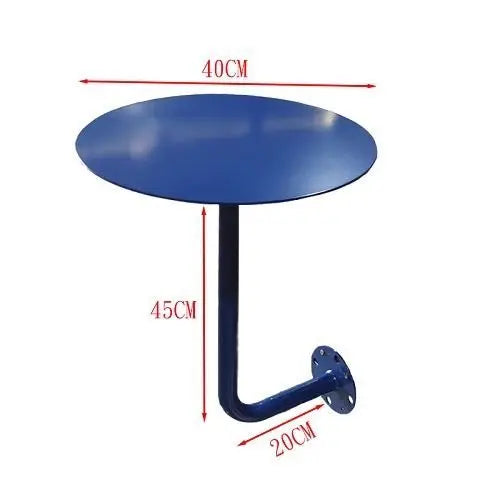 Wall-Mounted Small Round Table for Cafe Milk Tea Shop Corner Booth Space-Saving Bistro Counter Dessert Bar Wall Installation